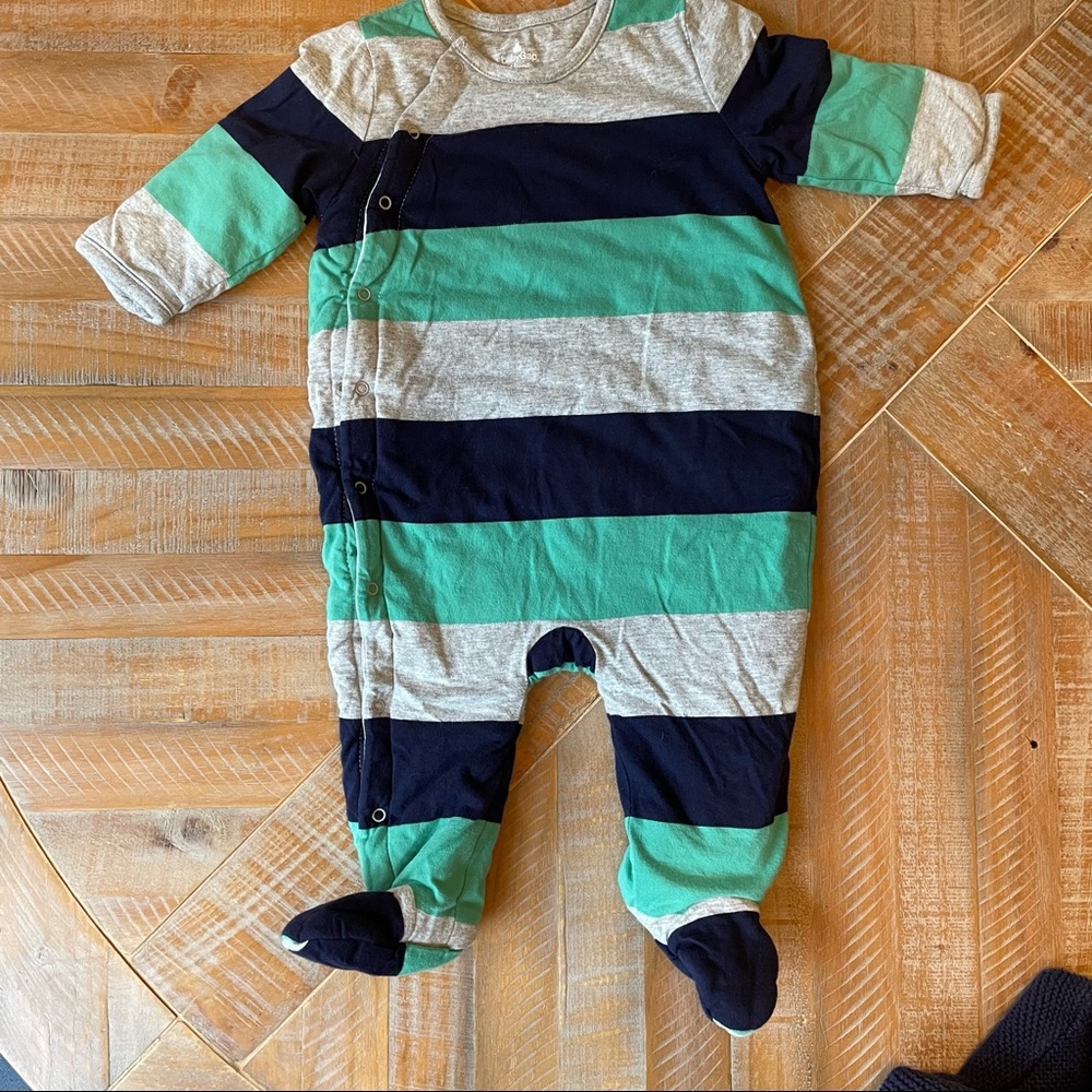 Baby Gap striped footed bunting